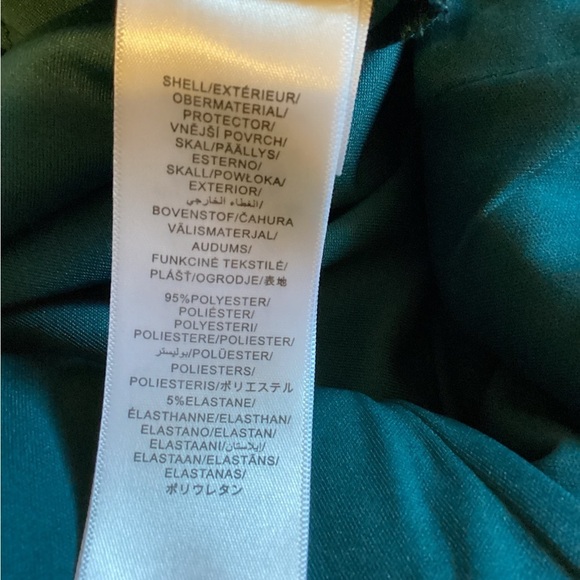 NWT Adrianna‎ Papell Size 2 Knit Crepe Tie Front Jumpsuit Hunter - Picture 6 of 7